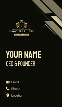 Luxury Crown VIP Business Card Design