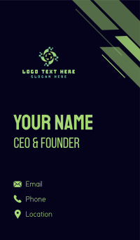 Digital AI Programmer Business Card Design