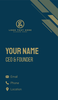 Round Corporate Business Business Card Design