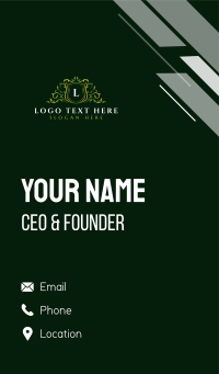 Shield Royal Luxury Business Card Design