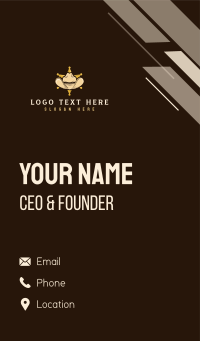 Cowboy Sheriff Hat Business Card Design