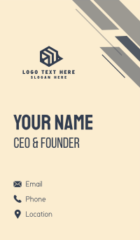 Corporate Cube Business Business Card Design