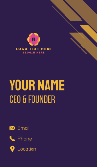 Creative Company Startup Business Card Design