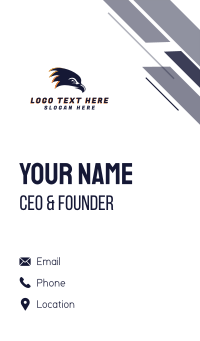 Blue Eagle Business Card Design