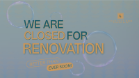 Bubbly Closed Announcement  Animation Preview