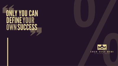 Your Own Success Zoom Background Image Preview