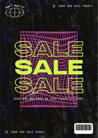 Grunge Street Sale Flyer Image Preview