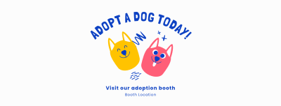 Adopt A Dog Today Facebook cover Image Preview