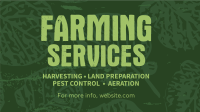 Rustic Farming Services Facebook Event Cover Design