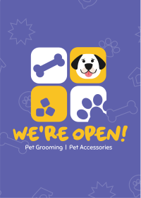 Pet Store Now Open Flyer Design