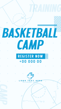 Basketball Sports Camp Facebook story Image Preview
