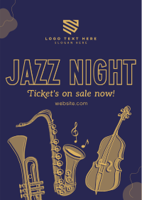 Modern Jazz Night Flyer Image Preview