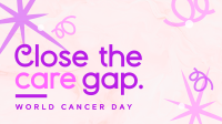 Swirls and Dots World Cancer Day Facebook Event Cover Design