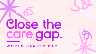 Swirls and Dots World Cancer Day Facebook event cover Image Preview