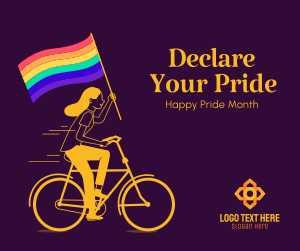 Declare Your Pride Facebook post