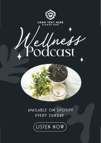 Wellness Podcast Flyer Design