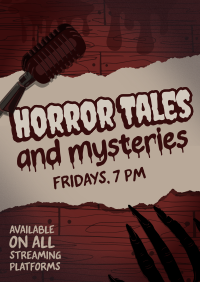 Rustic Horror Podcast Flyer Image Preview