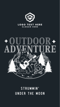 Outdoor Adventure Camping YouTube Short Design