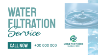 Water Filtration Service Facebook Event Cover Design