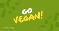 Go Vegan Facebook ad Image Preview