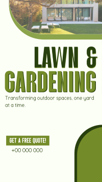 Convenient Lawn Care Services Facebook Story Design