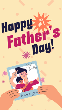 Father's Day Selfie TikTok Video Design