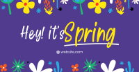 Hey It's Spring Facebook ad Image Preview