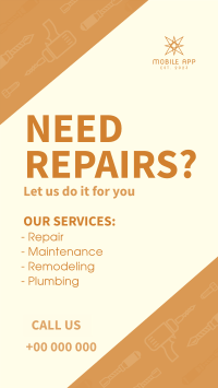 Home Repair Need Help Instagram story Image Preview