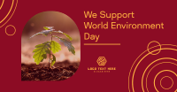 We Support World Environment Day Facebook ad Image Preview