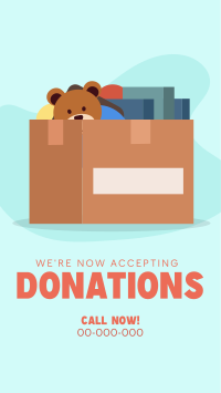 Donation Box Facebook Story Design