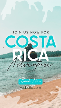 Welcome To Costa Rica Facebook Story Image Preview