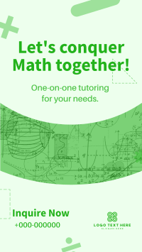 One-on-One Math Tutoring TikTok Video Preview