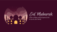 Happy Eid Mubarak Facebook event cover Image Preview