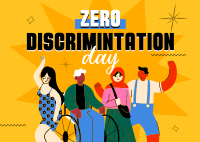 Zero Discrimination Day Postcard Image Preview