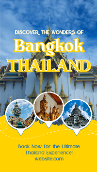 Thailand Travel Tour Facebook Story Design