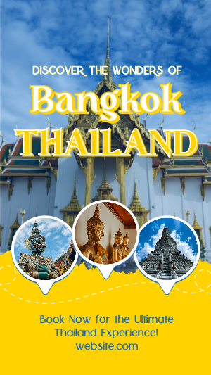 Thailand Travel Tour Facebook story Image Preview