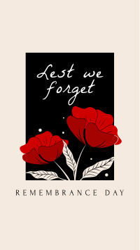 Remembrance Day Facebook Story Design