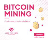 The Crypto Look Facebook Post Design