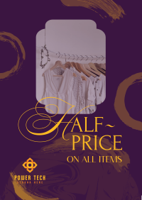 Sophisticated Fashion Sale Flyer Design