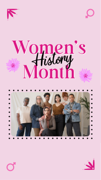 Celebrating Women History Facebook Story Design