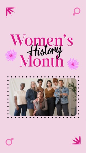 Celebrating Women History Facebook story Image Preview