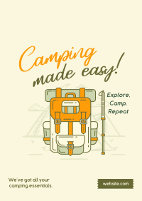 Camping made easy Poster Image Preview