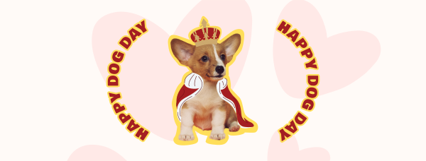 Dog Day Royalty Facebook Cover Design Image Preview