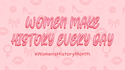 Women Make History Facebook event cover Image Preview