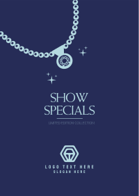 Luxury Necklace Poster Design