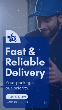 Reliable Courier Delivery Instagram reel Image Preview