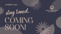 Floral Modern Coming Soon Animation Image Preview