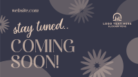 Floral Modern Coming Soon Animation Preview