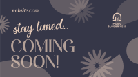 Floral Modern Coming Soon Animation Image Preview