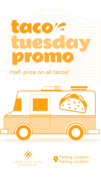 Taco Tuesday Facebook Story Design